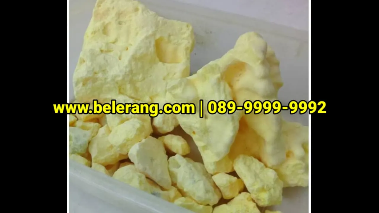 Belerang Murah Surabaya untuk Kebutuhan Industri dan Usaha